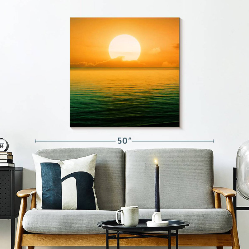 Gillard, coucher de soleil sur la mer