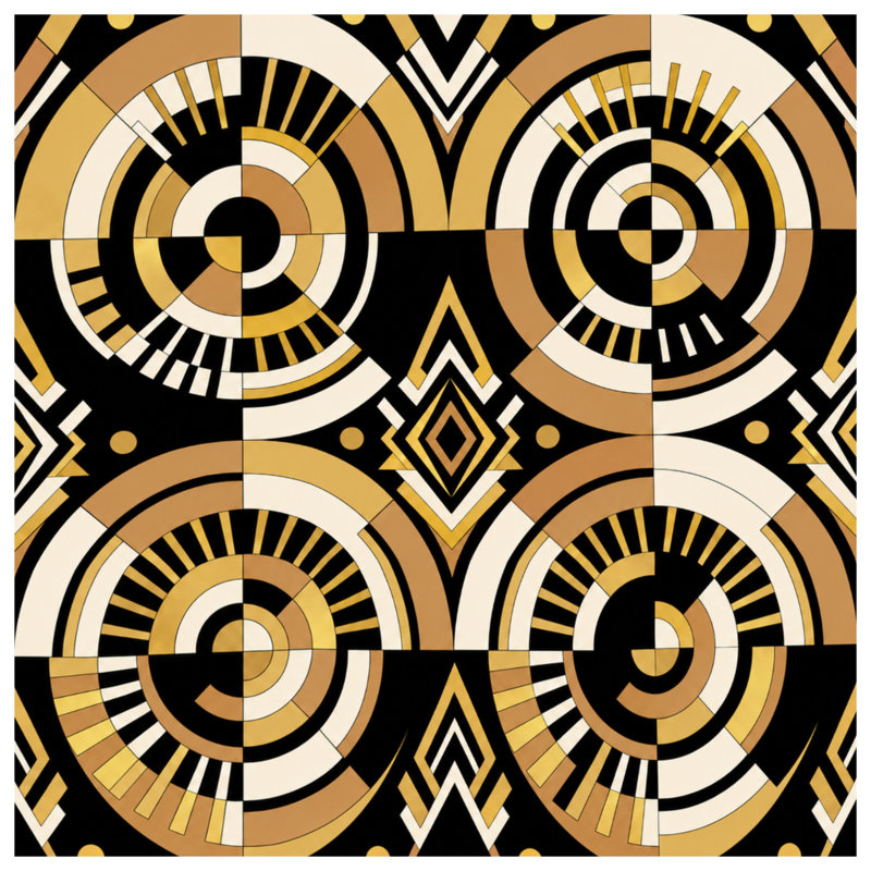 Tapis de bain Art Deco, 24in W x 17in L