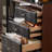 Black Solid Wood Sideboard