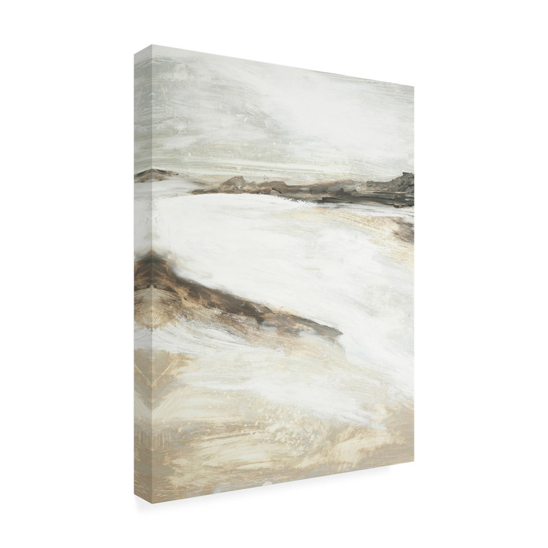 Art mural sur toile tendue - "Effortless No. 2" par LNS Design pour le salon, la chambre à coucher ou le bureau - 14 x 19