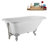 62" Streamline Clawfoot Tub,Tray,Drain, Clawfeet-101628984-102218227