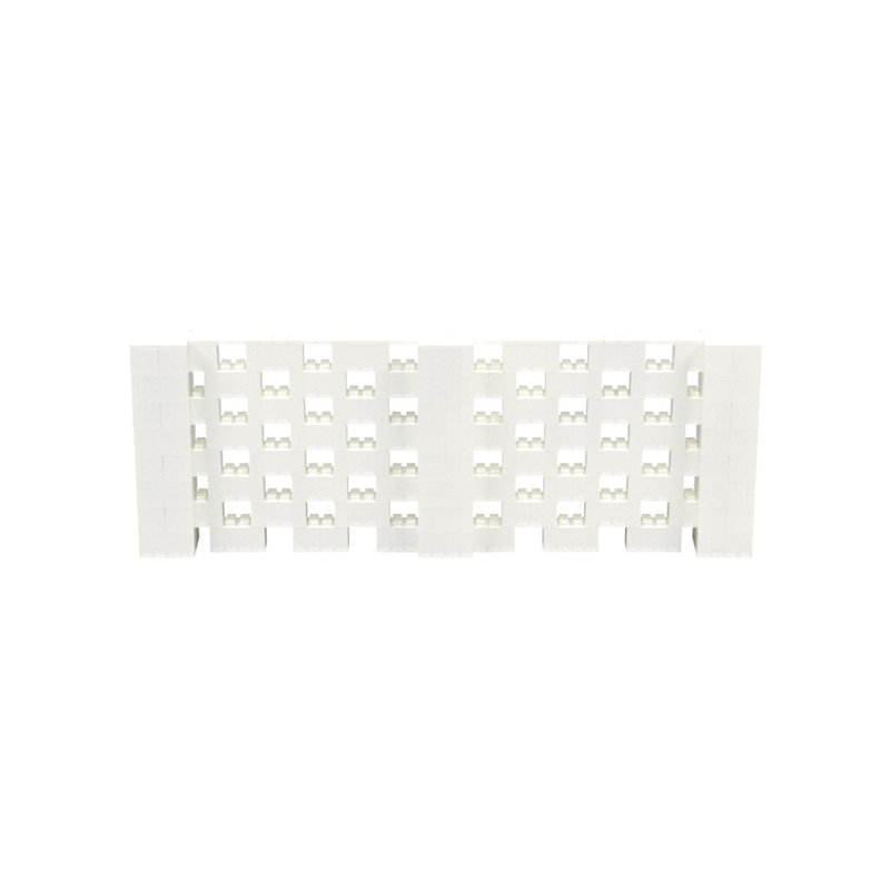 Ensemble mural 4 po de haut Everblock, Translucide, 132"