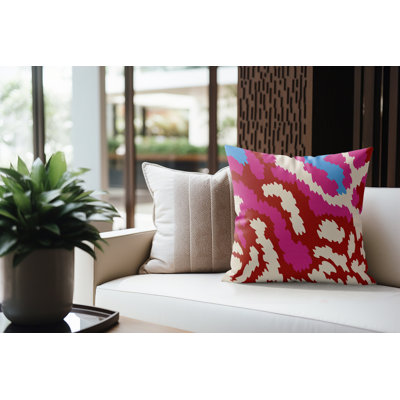Coussin intérieur en faux suède Misio