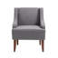 Chaise d'appoint en lin 26 po de largeur-567958501