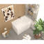 Baignoire autoportante en acrylique de 43 po, forme rectangulaire spacieuse, finition blanc brillant, trop-plein chromé et bonde escamotable certifiée CUPC