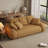 Boneless Corduary Lounge Sleeper,Convertible Sofa Bed With Compress Sponge,With Pillows-339572965