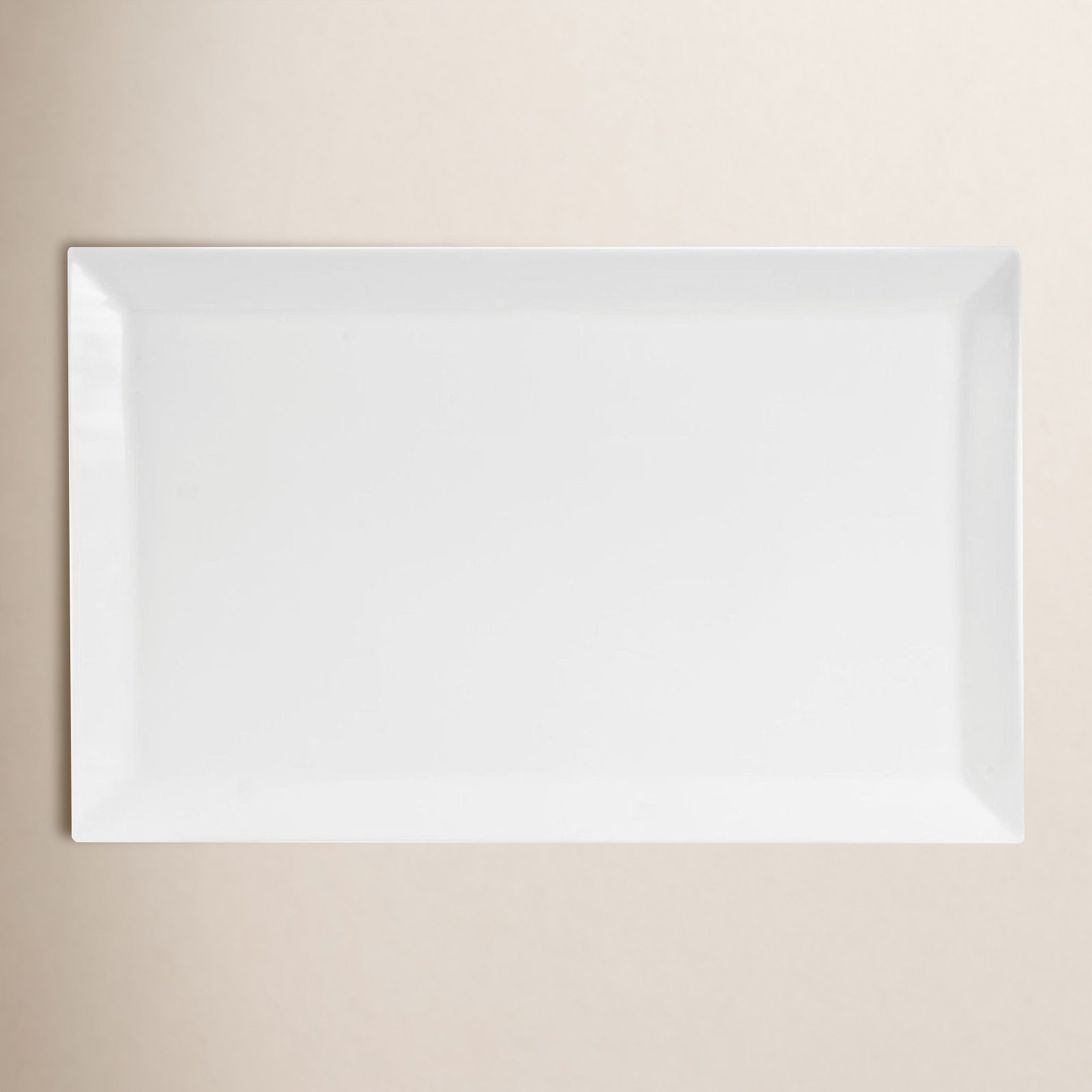 Fitz and Floyd Everyday White Rectangular Platter