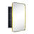 Haslem Recessed Framed Medicine Cabinet with Mirror and Adjustable Shelves-994453640-1001311780