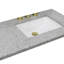Plateau de meuble-lavabo simple 43 po avec lavabo-52013489