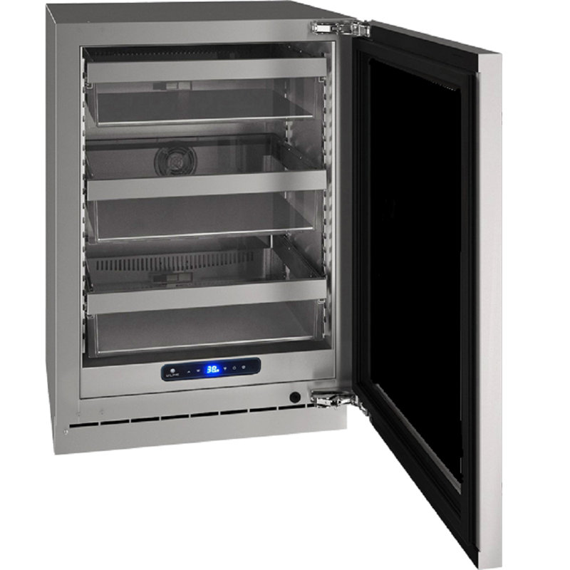U-Line 23.62'' W Built-In 148 Cans (12 oz.) 5.2 Cubic Feet Beverage Cooler with Reversible Door