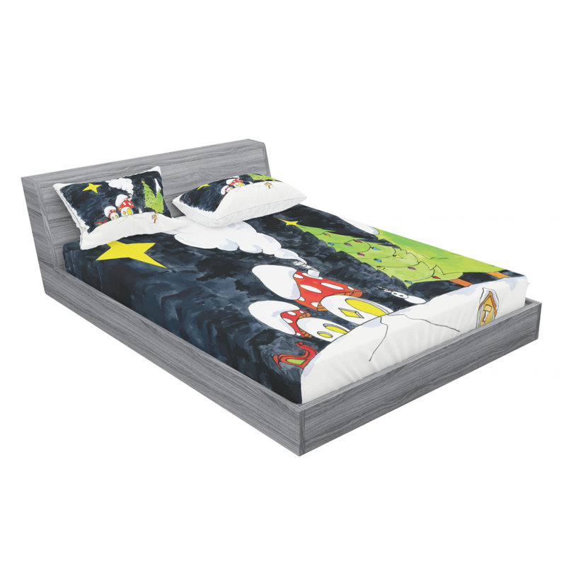 Microfiber Sheet Set, Full Sheet Set with Fitted Sheet