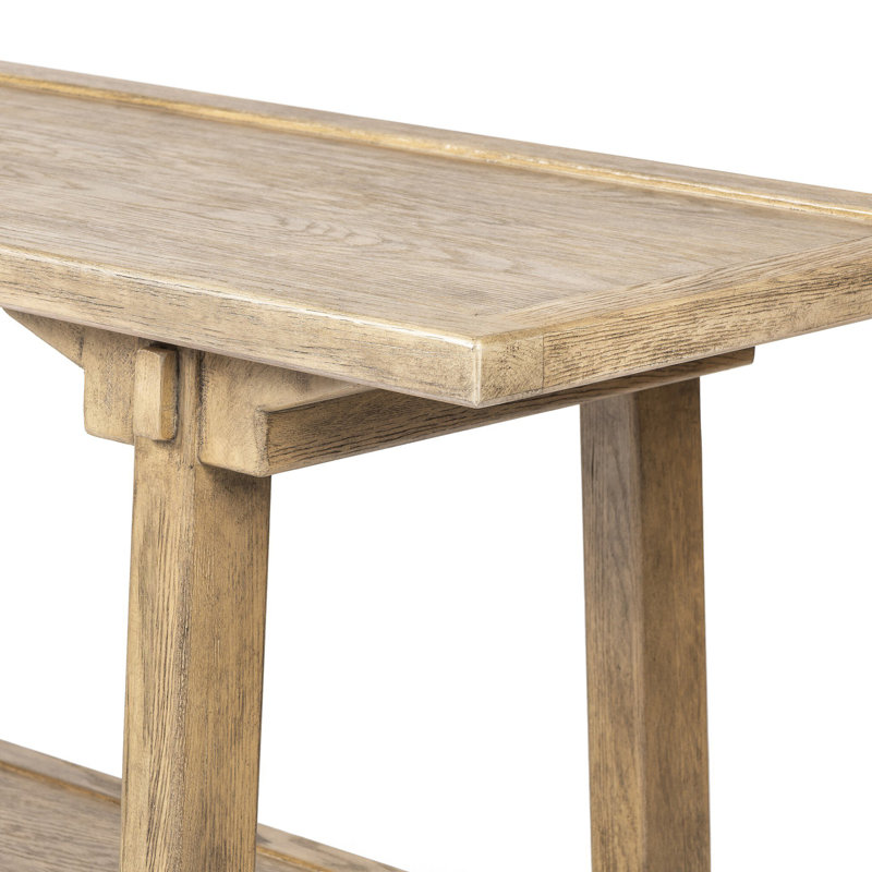 Trinity Console Table-Distressed Light Oak