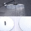 Système de douche thermostatique complet avec valve brute