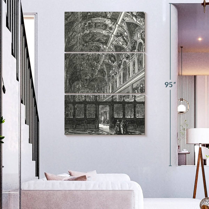 Lilie Sistine Chapel Ceiling, 74'' H x 48'' W