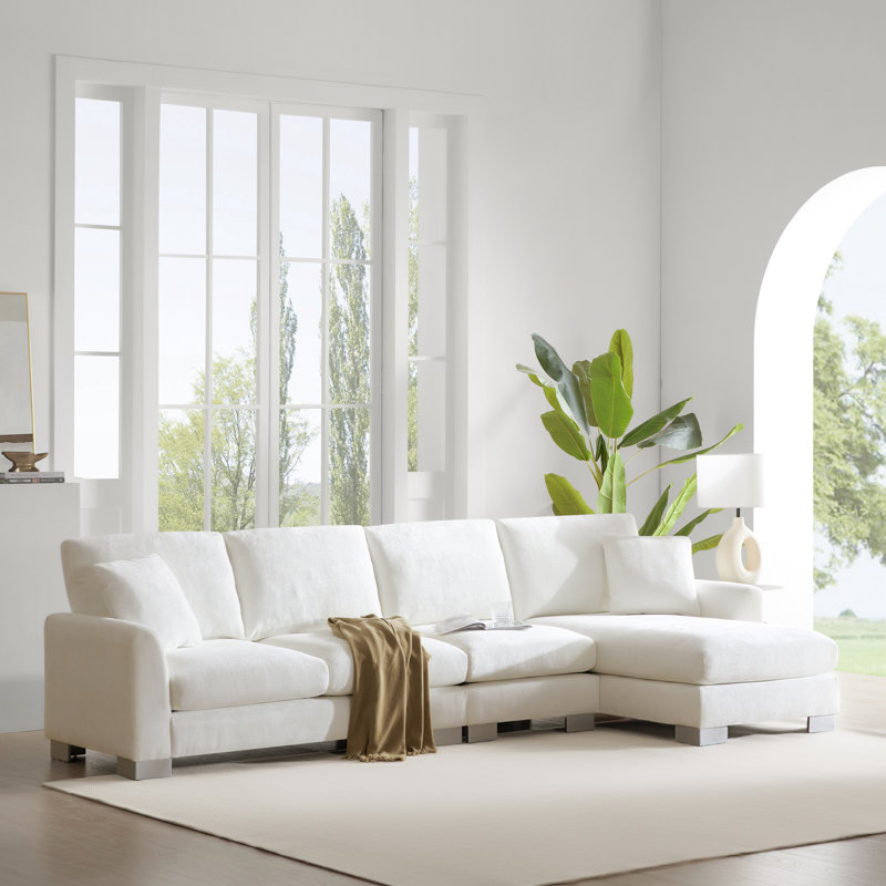 Canapé modulaire Knapke, Blanc