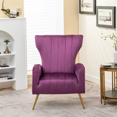 Ceijay Velvet Armchair