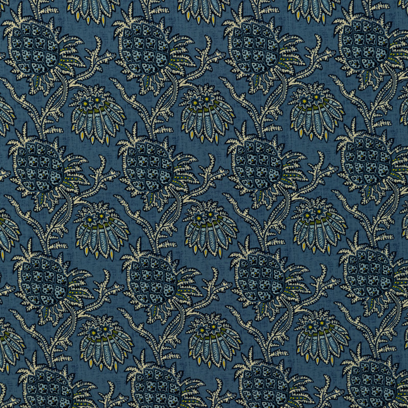 En Vacances II Brassac Fabric, Indigo