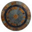 Villena Garden Stone Mosaic Patio Table