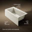 Underscore 60" x 32" Alcove Soaking Bathtub-497700751-497700741