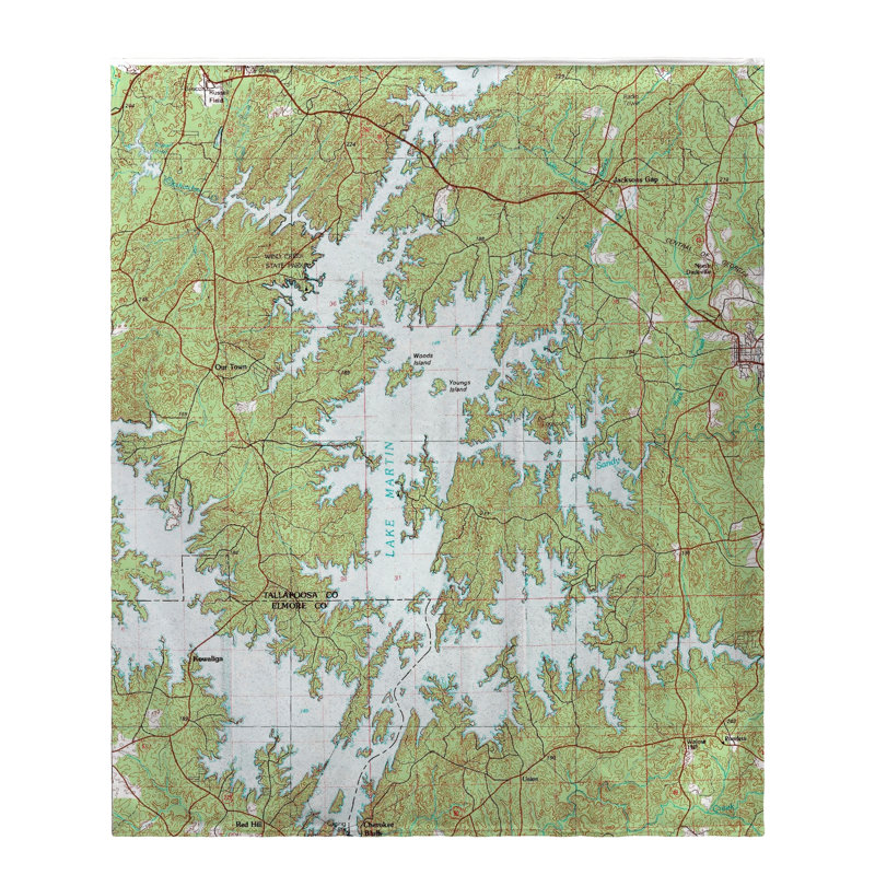 Jeté polaire lake martin, al