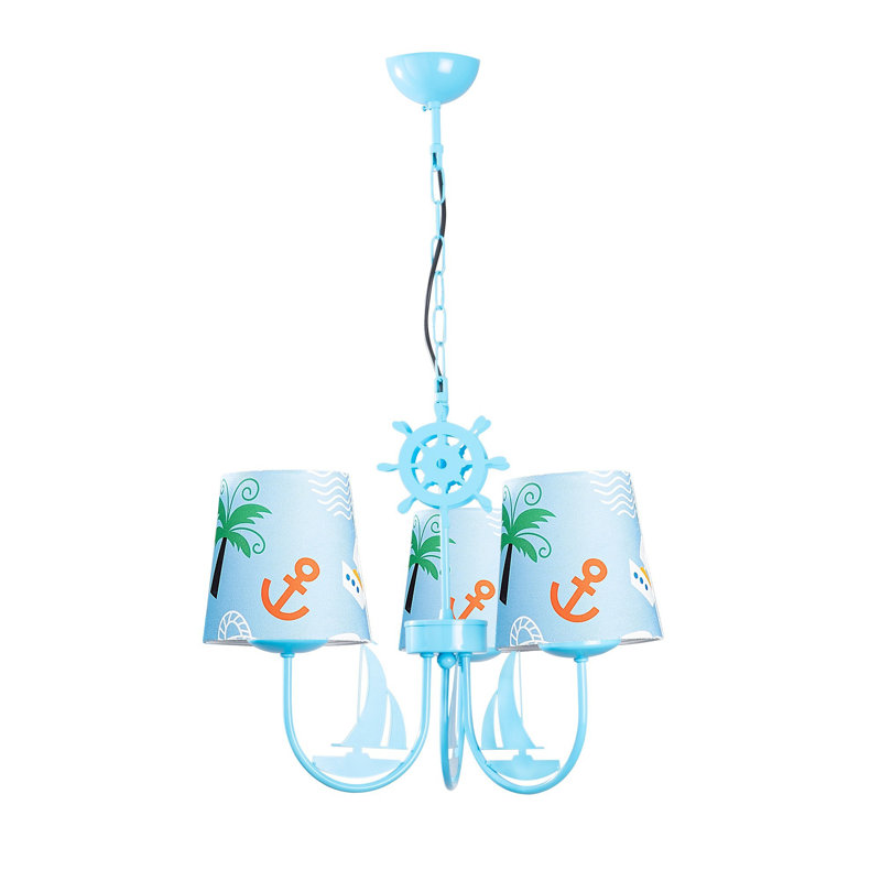 Lustre classique 3 lumières à abat-jour McTeer