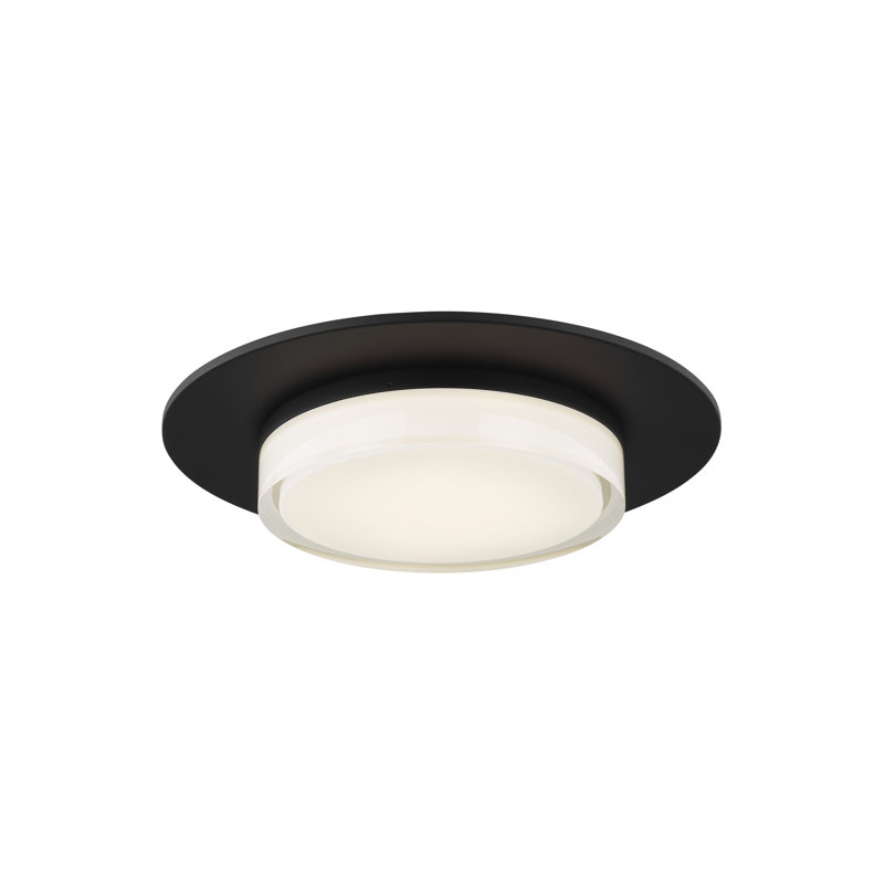 Sen 1 - Light LED Flush Mount, Nightshade Black