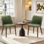 Petites chaises de salle à manger rembourrées en bois massif - Courbe ergonomique et rembourrage moelleux pour espaces multiples-2529350