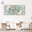 «Jade Sweep I Set Canvas Modern Trendy Art» par Art Remedy-111802092-111802098