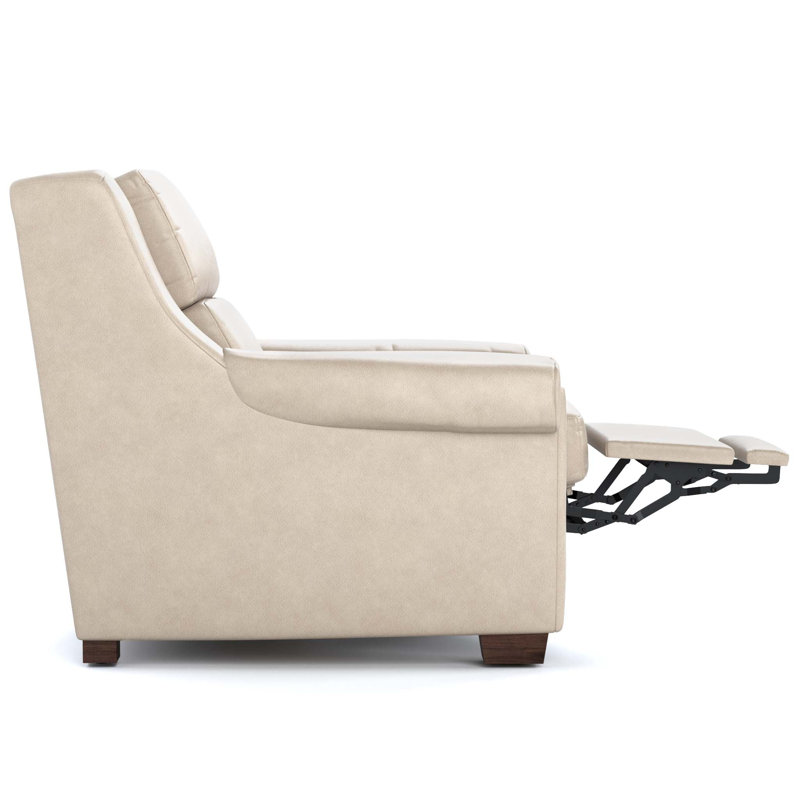 Chester Recliner, Sorrento Moonshine Genuine Leather
