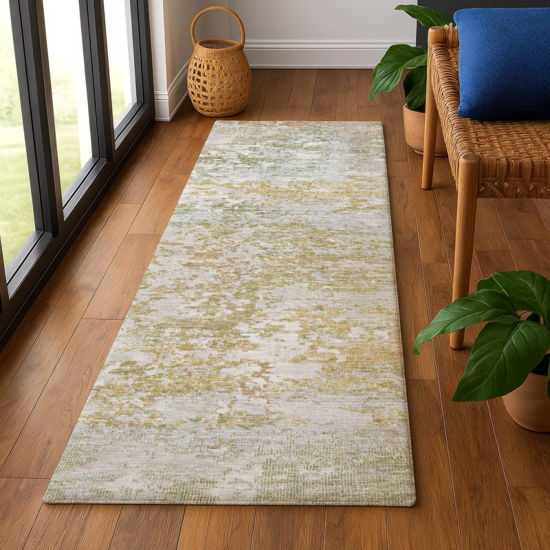 Premium Machine Washable Ashington AMF1830 Modern Rug, Runner 2'3" x 7'6"