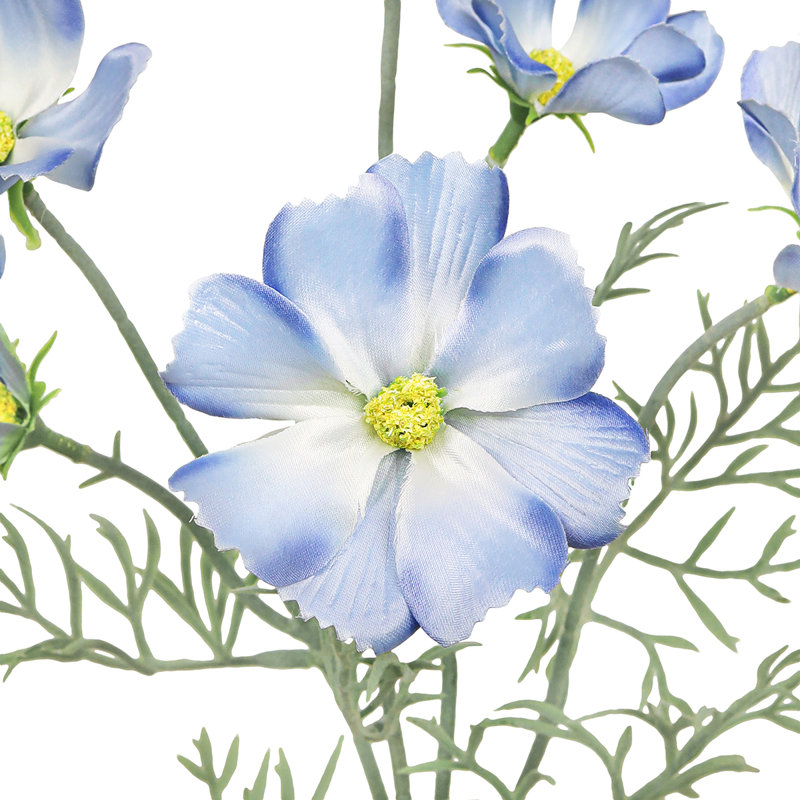 Fleur artificielle artificielle, Bleu