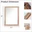 Exquisite Wood Framed Mirror For Bathroom And Home Decoration, Versatile And Stylish.