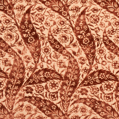 Saz Paisley Silk Velvet Fabric