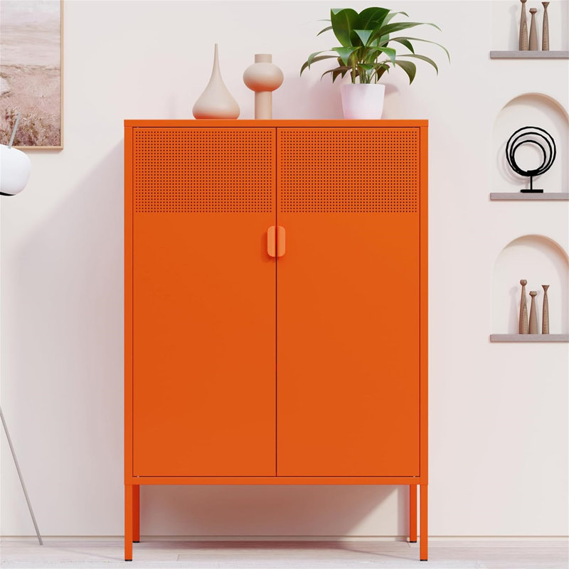 Casiers en acier, Orange