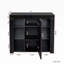 Meuble télé moderne de 37 W avec tiroir et 1 porte Dolline, console multimédia, centre de divertissement avec lumières DEL-87903929