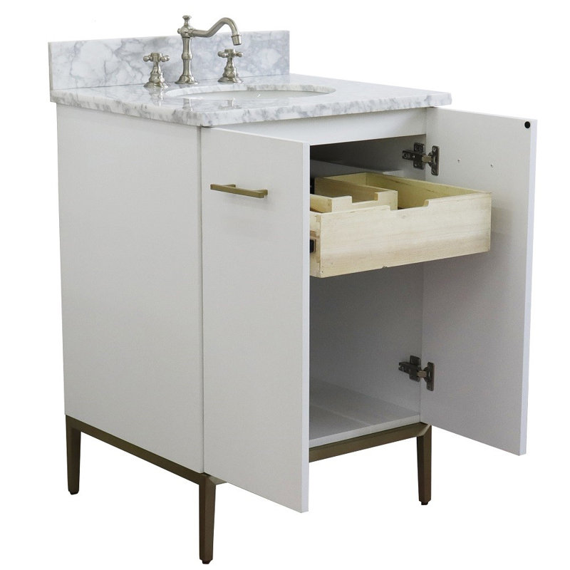 Ensemble de meuble-lavabo simple 25 po 25