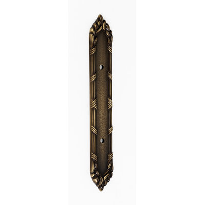 Ribbon And Reed Brass Back Plate
