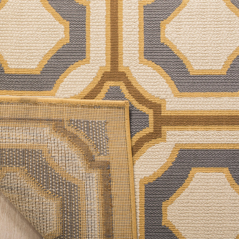 Engelbert Performance Geometric Rug, Rectangle 6'7" x 9'6"