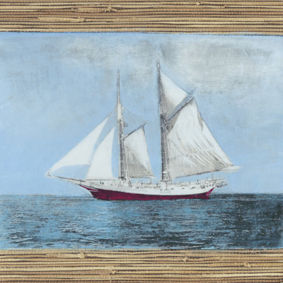 Seagrass Nautical II by Naomi McCavitt - Wrapped Canvas Painting