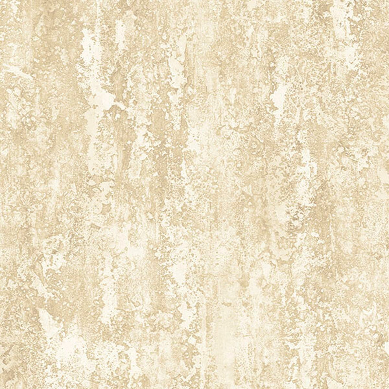 Rouleau de papier peint abstrait l 33 pi x p 21 po Koster, Blanc / Beige