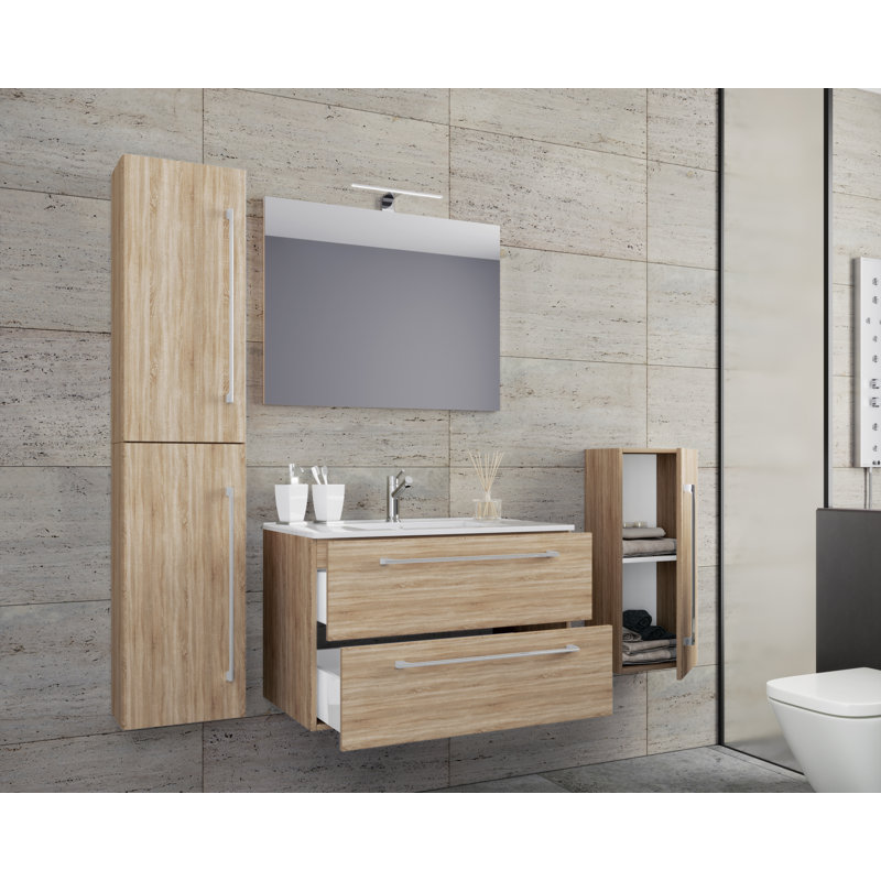 Andor Bathroom Furniture Suite, Brown