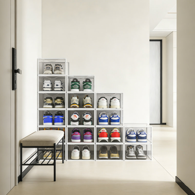 Transparent Stackable Shoe Organizer