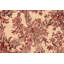 Tapis brun en laine à motif floral fait à la main 6 pi x 9 pi 3 po Parkerson