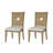 Amarionna 21'' W Farmhouse Geometric Carved Linen Dining Chair-1492844434