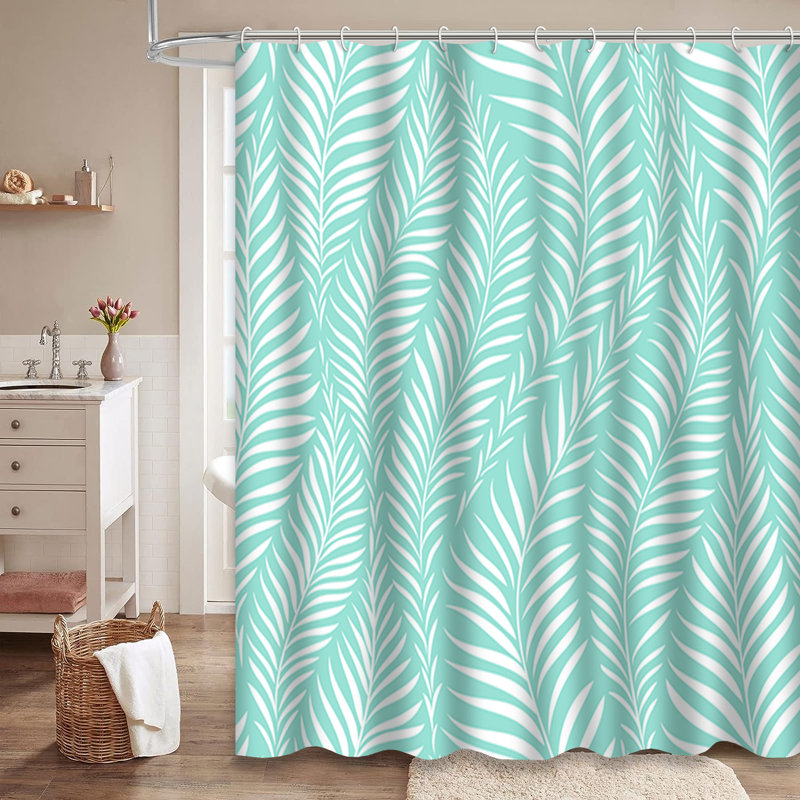 Rideau de douche Palm Tree, L 72 po x l 84 po