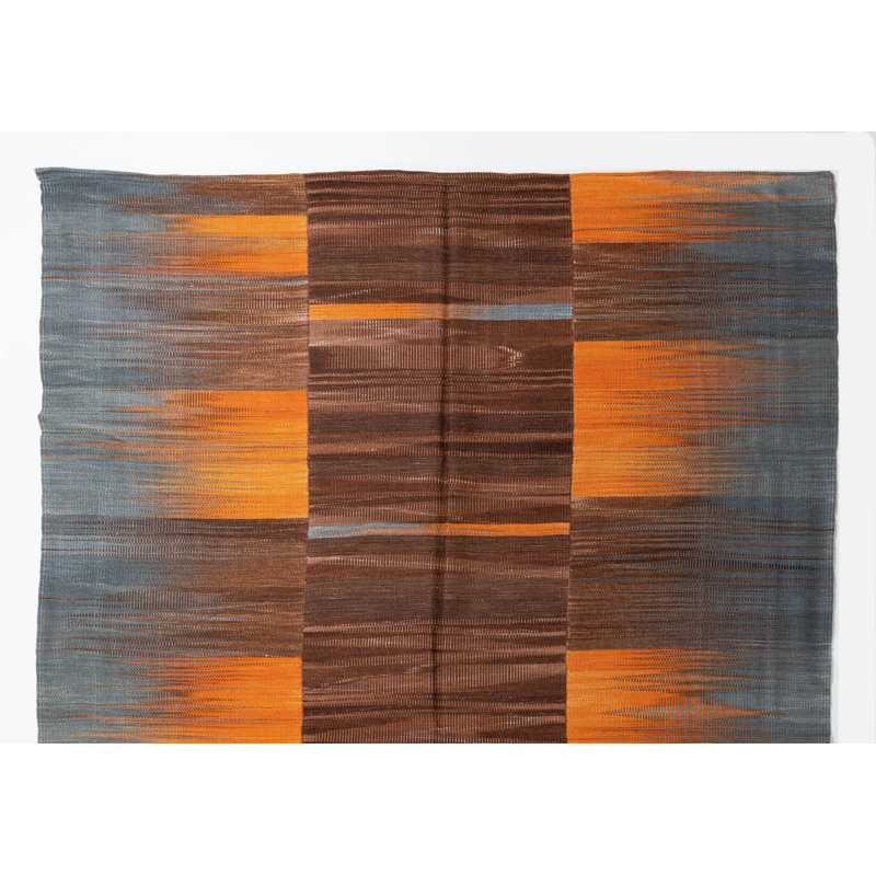 Tapis turc moderne 7,7 x 10,7 pi à double face, options personnalisées disponibles