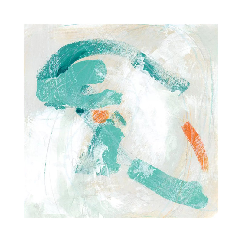 Tidal Current II by June Erica Vess - Wrapped Canvas Painting, 45.72 cm H x 45.72 cm W x 1.91 cm D