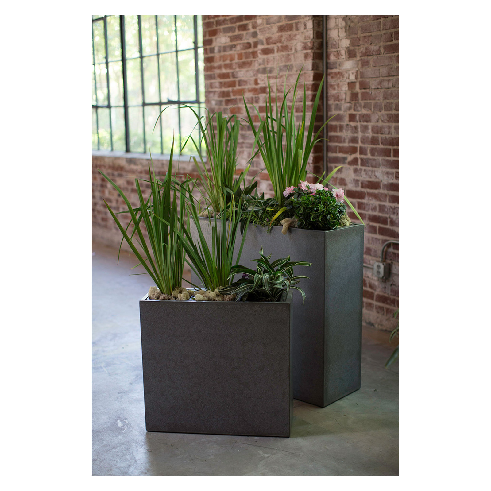 Cosmic Handmade Pot Planter, 27" H x 25.5" W x 10" D