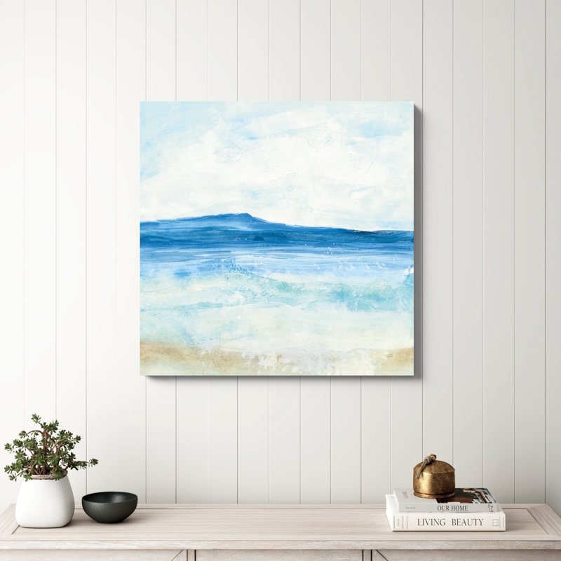 «Coastal II» par Chris Paschke, reproduction d'art sur toile tendue, H 36 po x l 36 po