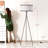 67" Tripod Floor Lamp with Remote & App Control and RGB Dimmable Bulb Included